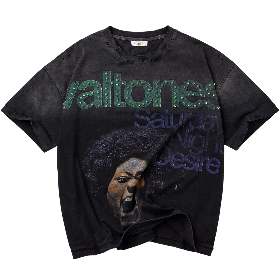 VALE FOREVER TEE 'SATURDAY BLING BLACK'