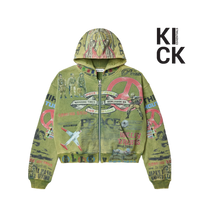 VALE FOREVER HOODIE 'ARMY GREEN PEACE'