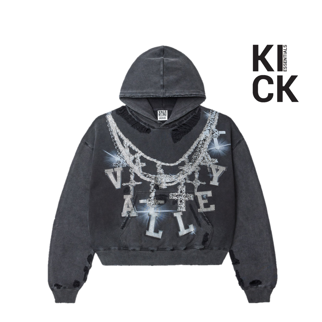 VALE FOREVER HOODIE 'BIG CHAIN BLACK'