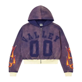 VALE FOREVER HOODIE 'ZIP-UP CHIMERA BLUE'