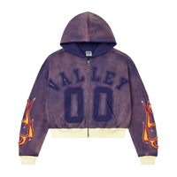 VALE FOREVER HOODIE 'ZIP-UP CHIMERA BLUE'