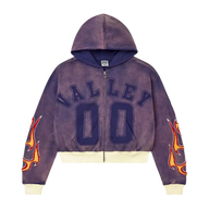 VALE FOREVER HOODIE 'ZIP-UP CHIMERA BLUE'