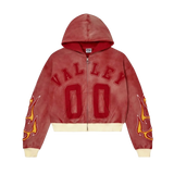 VALE FOREVER HOODIE 'ZIP-UP CHIMERA RED'