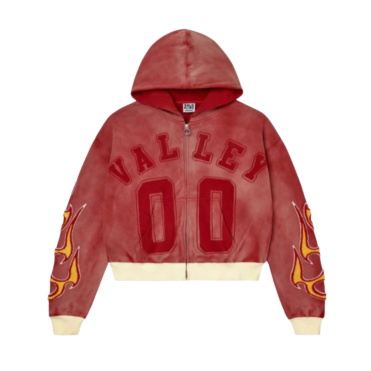VALE FOREVER HOODIE 'ZIP-UP CHIMERA RED'