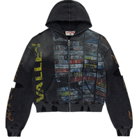 VALE FOREVER ZIP-UP 'GLITCH BLACK'