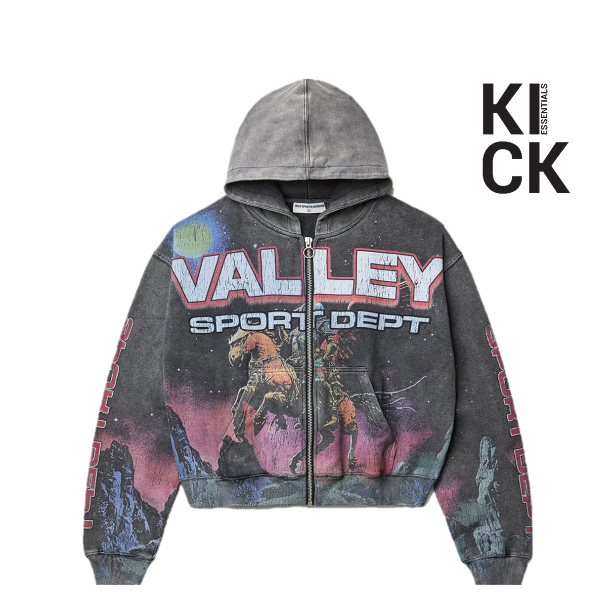 VALE FOREVER HOODIE 'NEPTURE HORSE BLACK'