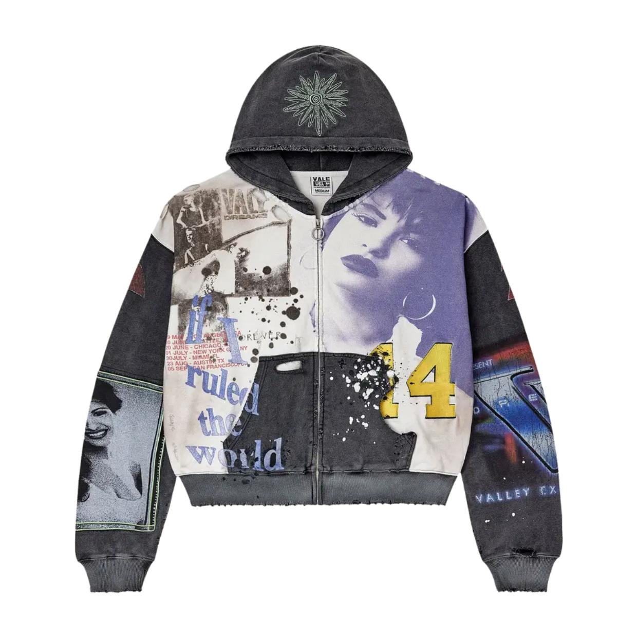 VALE FOREVER HOODIE 'ZIPUP NOISE'