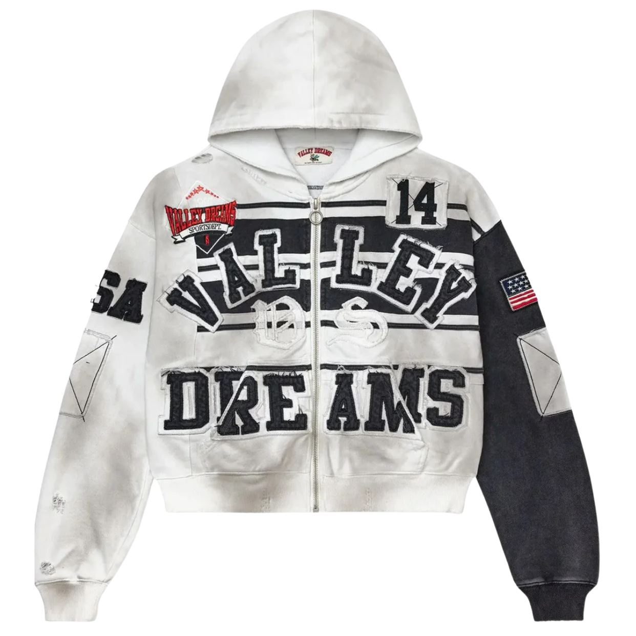 VALE FOREVER ZIP-UP 'COLLAGE OREO'