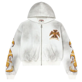 VALE FOREVER ZIP-UP 'REBORN WAFFLE WHITE'