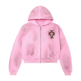 VALE FOREVER HOODIE 'ZIP-UP VENUS PINK'