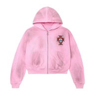 VALE FOREVER HOODIE 'ZIP-UP VENUS PINK'
