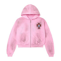 VALE FOREVER HOODIE 'ZIP-UP VENUS PINK'