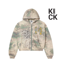 VALE FOREVER HOODIE 'ZIP-UP CHEETAH CAMO'