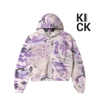 VALE FOREVER HOODIE 'ZIP-UP PURPLE WAYNE'