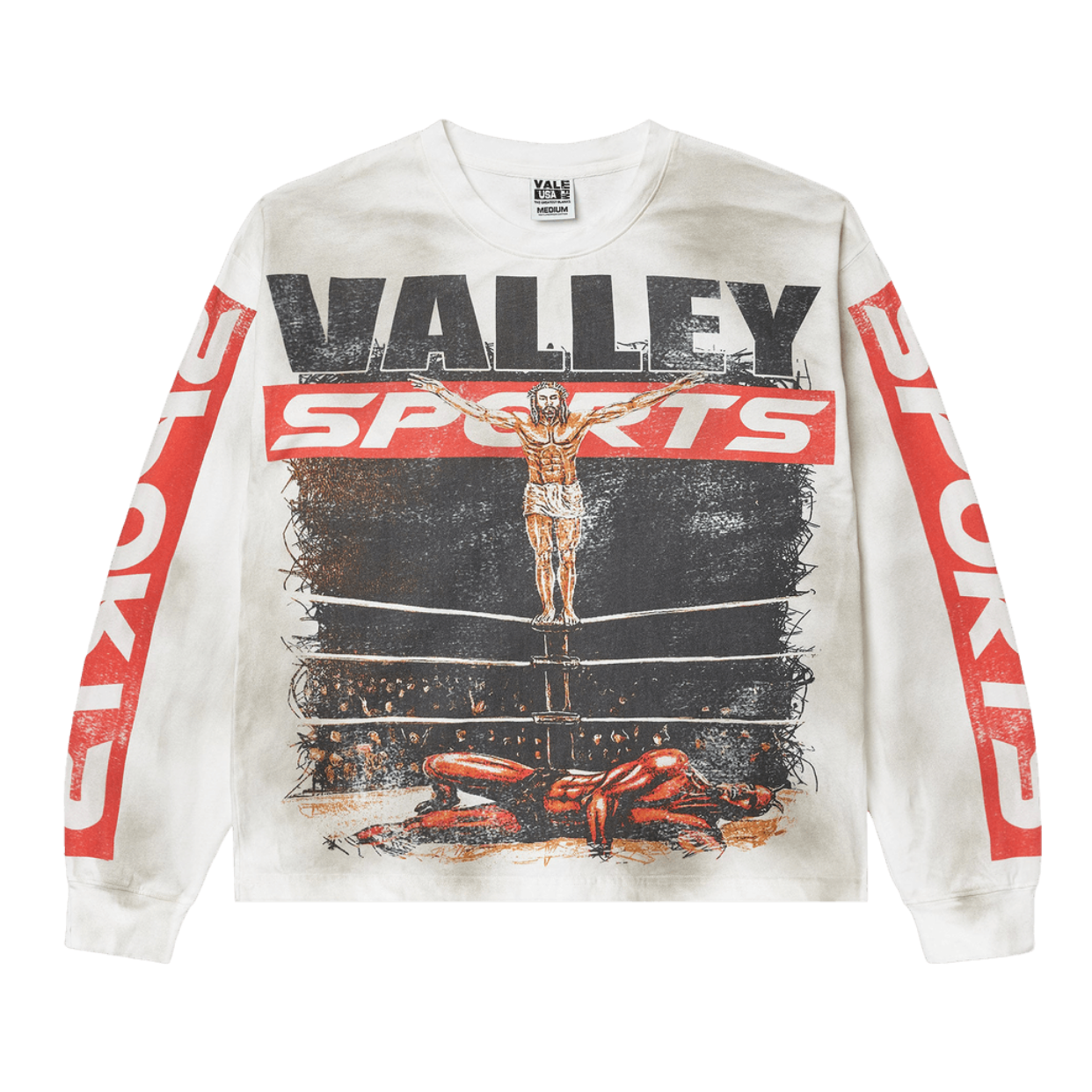 VALE FOREVER LONGSLEEVE 'JESUS HARDY WHITE'