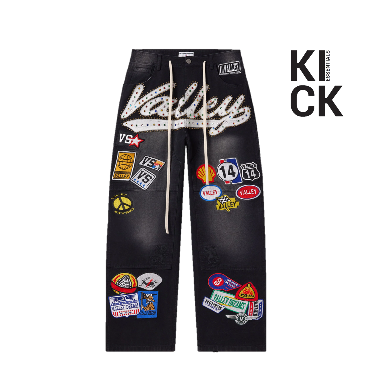 VALE FOREVER PANT '1980S PAINTER BLACK'