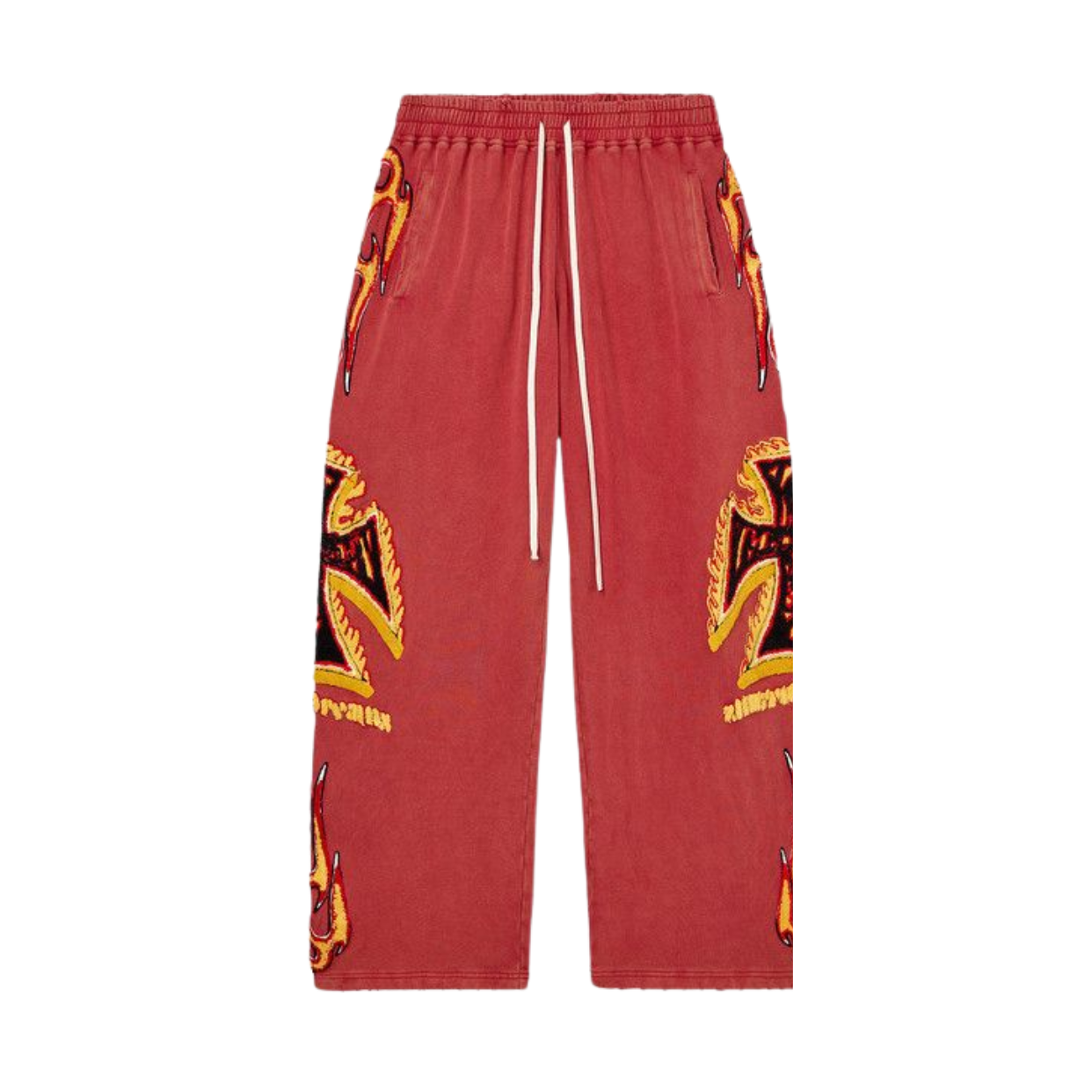 VALE FOREVER PANT 'LA FLARE RED'