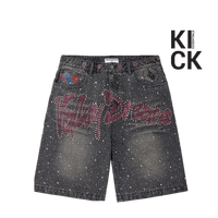 VALE FOREVER SHORT 'JORT ICED OUT BLACK'
