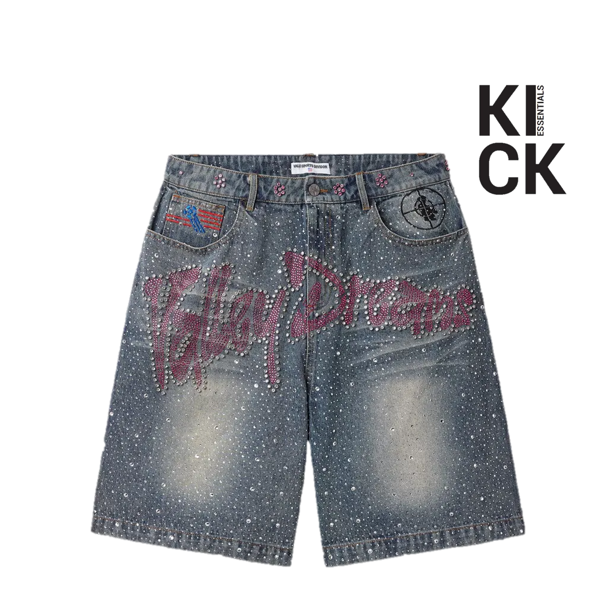 VALE FOREVER SHORT 'JORT ICED OUT BLUE'