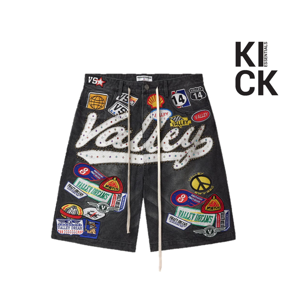 VALE FOREVER SHORT 'JORT 1980S BLACK'