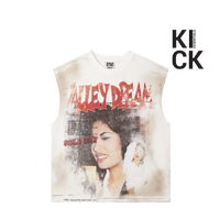 VALE FOREVER TANK 'LA FLOR MUSCLE WHITE'