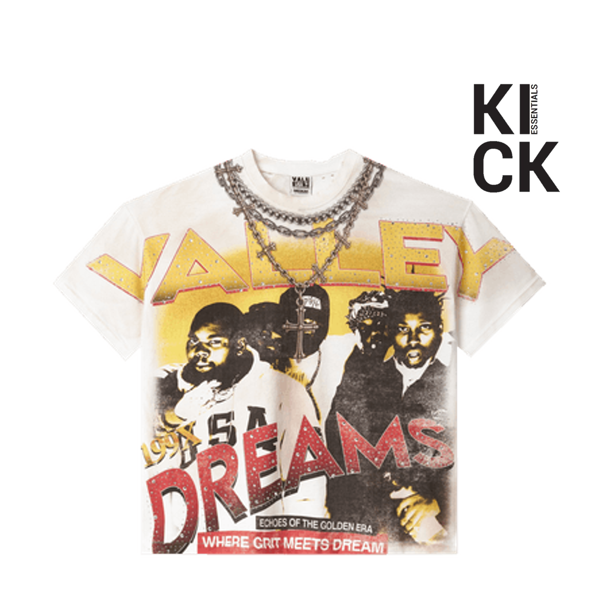 VALE FOREVER TEE 'CHAMBER BLING CREAM'