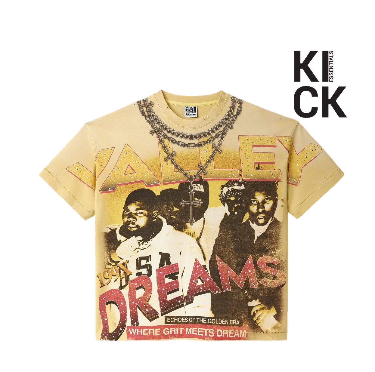 VALE FOREVER TEE 'CHAMBER BLING GOLD'