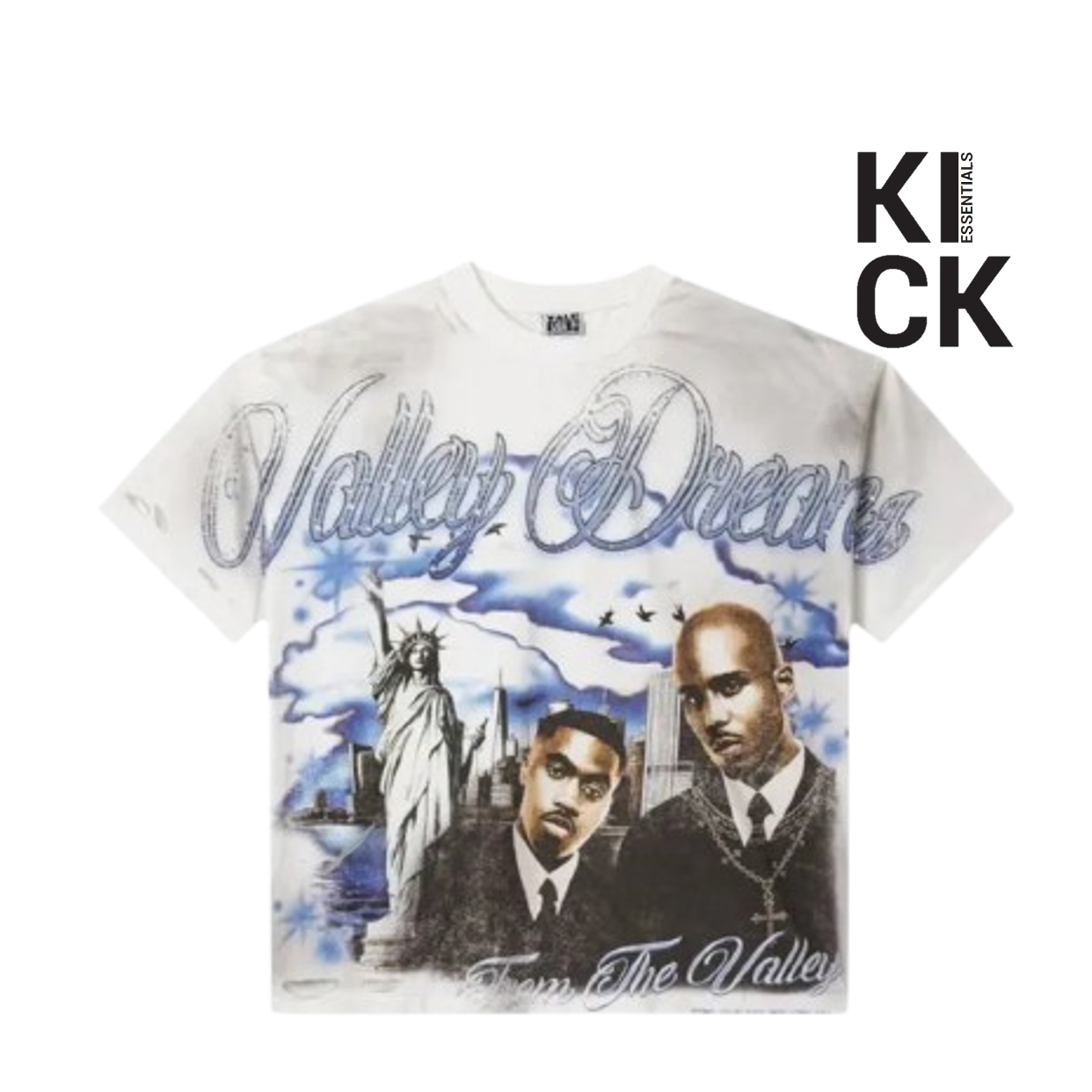 VALE FOREVER TEE 'GODFATHER BLING WHITE'