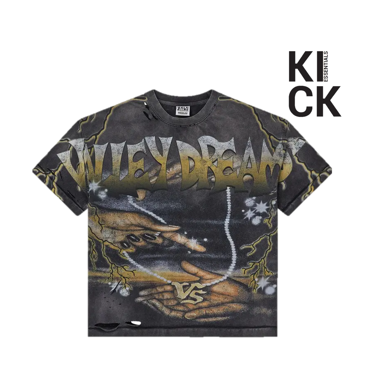 VALE FOREVER TEE 'HANDS OF GOD BLACK'