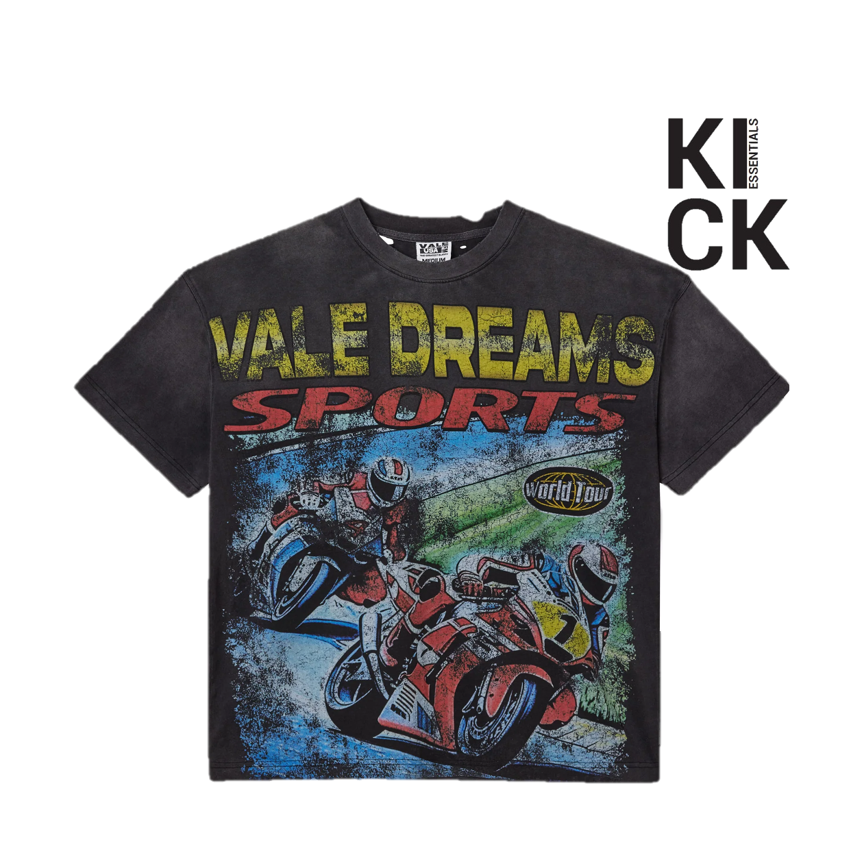 VALE FOREVER TEE 'MOTO BLACK'