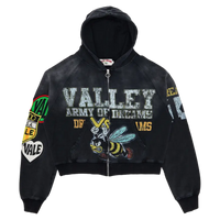 VALE FOREVER ZIP-UP 'ARMY BLACK'
