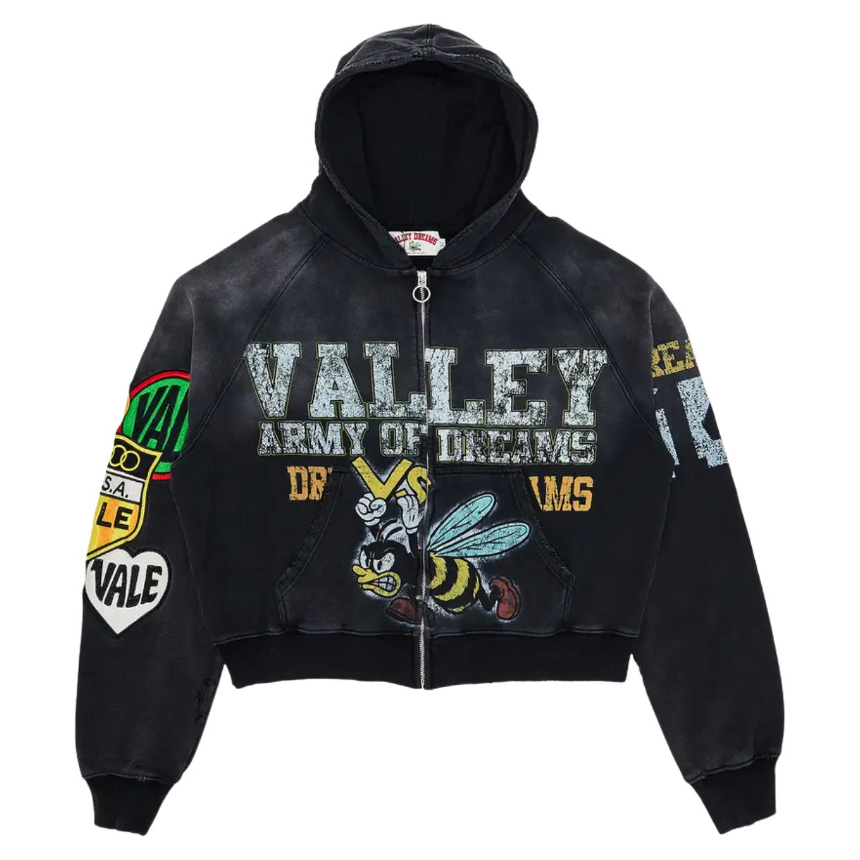 VALE FOREVER ZIP-UP 'ARMY BLACK'