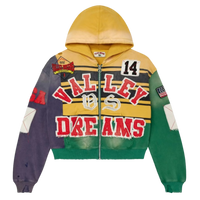 VALE FOREVER HOODIE 'ZIP COLLAGE MARDI GRAS'
