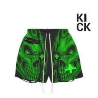 VERTABRAE SHORT 'GREEN SKULL'