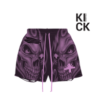 VERTABRAE SHORT 'PINK SKULL'