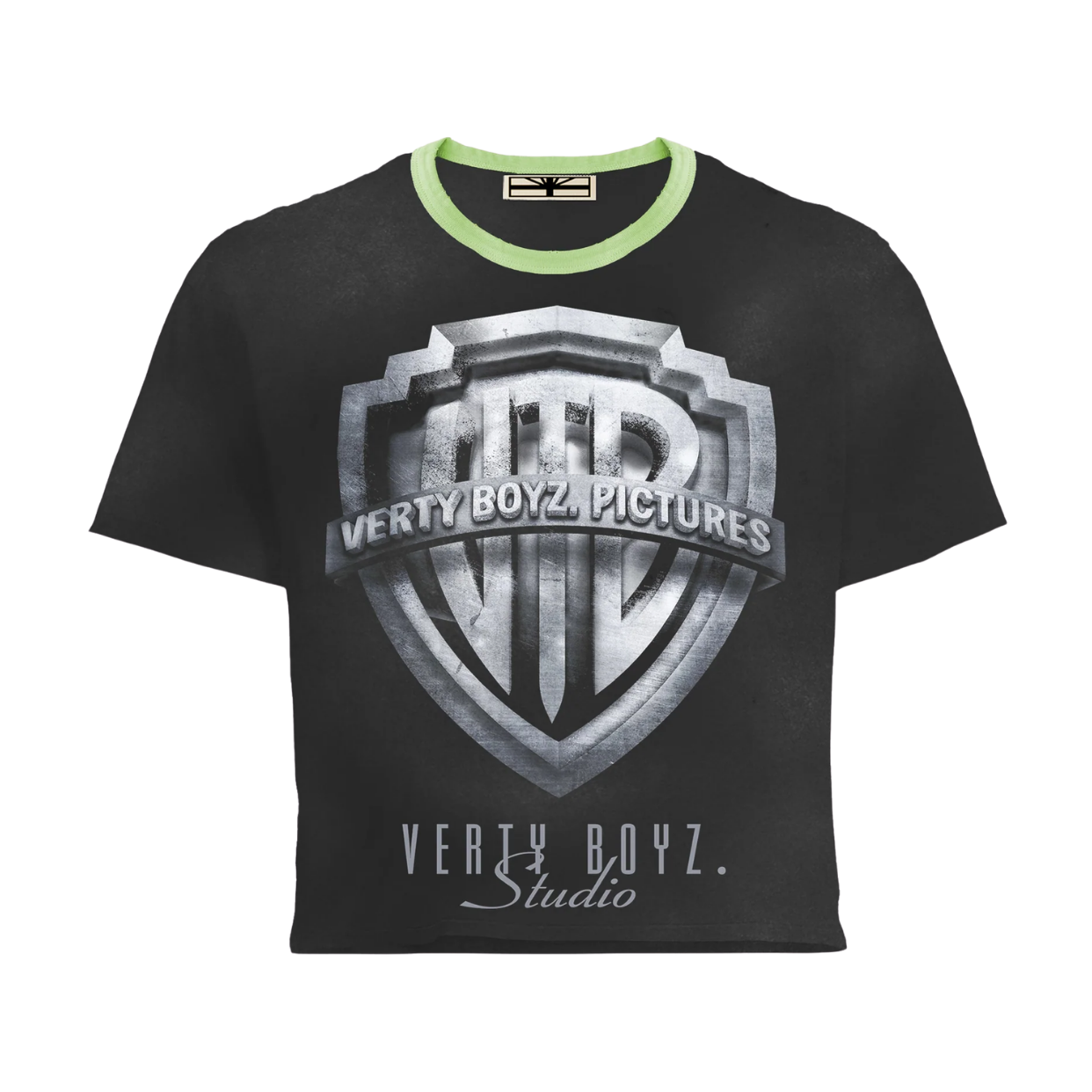 VERTABRAE TEE 'VERTY BOYZ STUDIO BLACK'