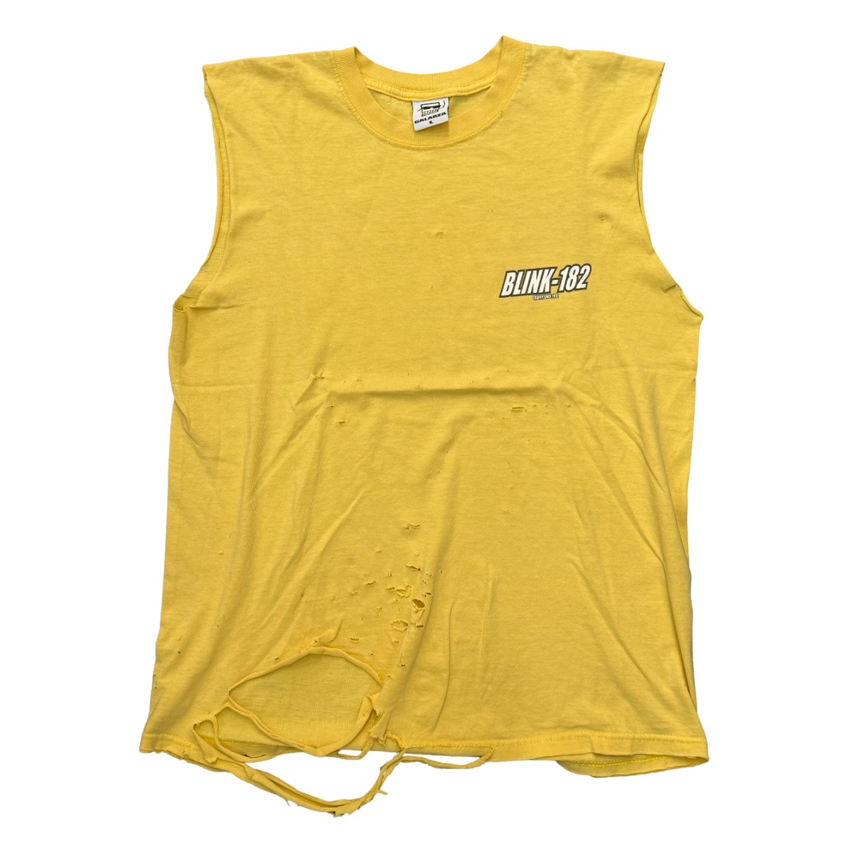 VINTAGE TANK 'BLIND-182 YELLOW'
