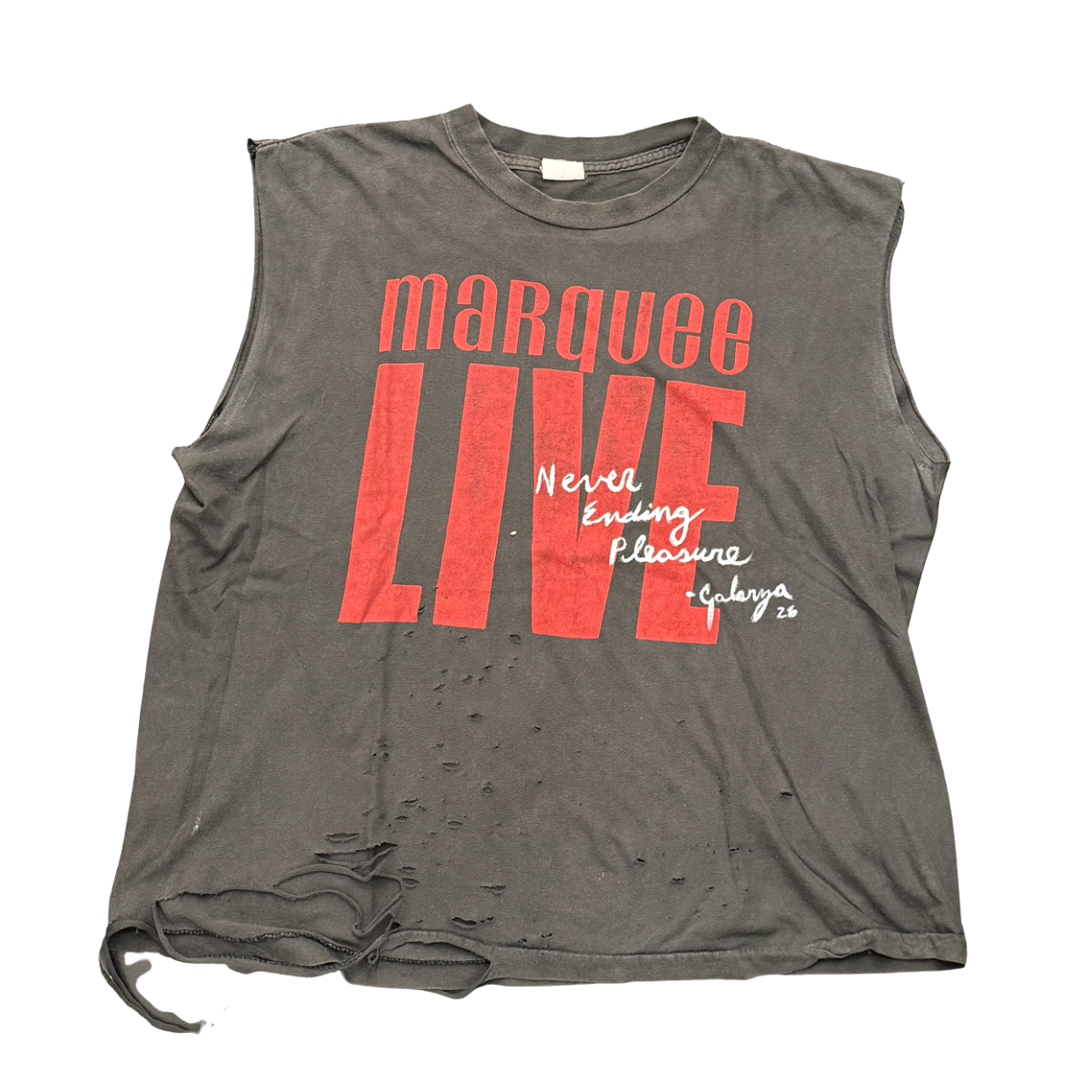 VINTAGE TANK 'MARQUEE LIVE BLACK'