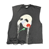 VINTAGE TANK 'PHANTOM OF OPERA RUN BUT CANT HIDE BLACK'