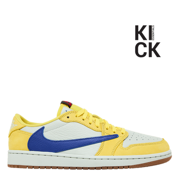 AIR JORDAN 1 LOW (W) 'TRAVIS SCOTT CANARY YELLOW'