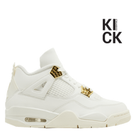 AIR JORDAN 4 RETRO (W) 'METALLIC GOLD'