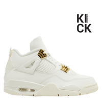 AIR JORDAN 4 RETRO (W) 'METALLIC GOLD'