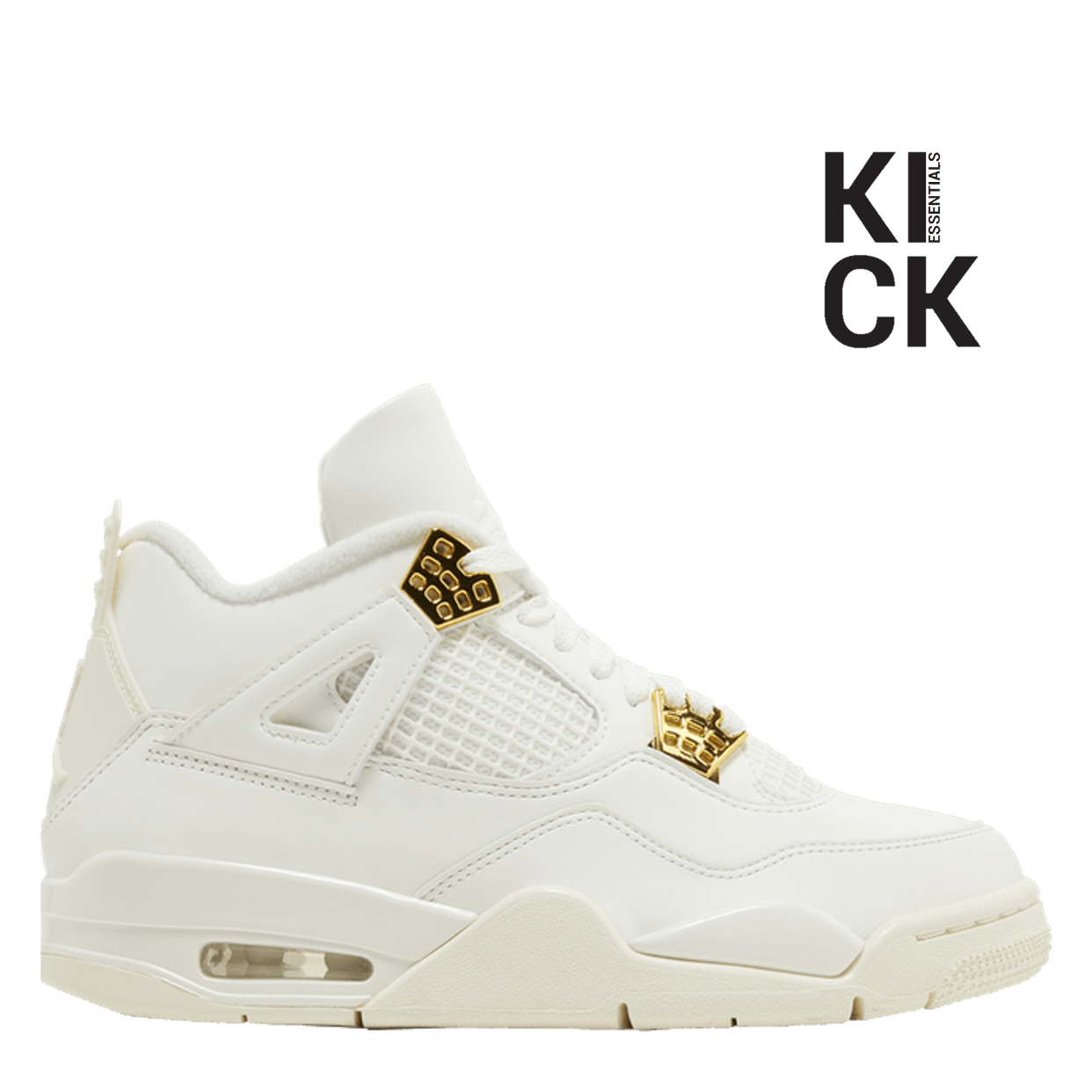 AIR JORDAN 4 RETRO (W) 'METALLIC GOLD'