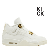 AIR JORDAN 4 RETRO (W) 'METALLIC GOLD'