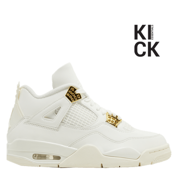 AIR JORDAN 4 RETRO (W) 'METALLIC GOLD'