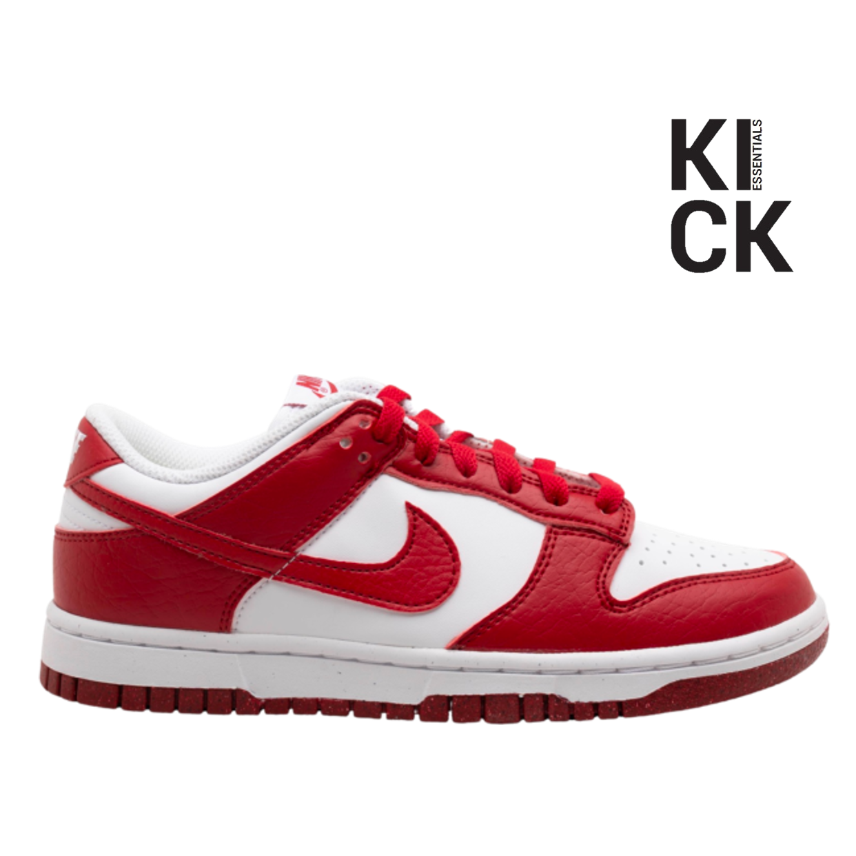 NIKE DUNK LOW (W) 'NEXT NATURE WHITE GYM RED'
