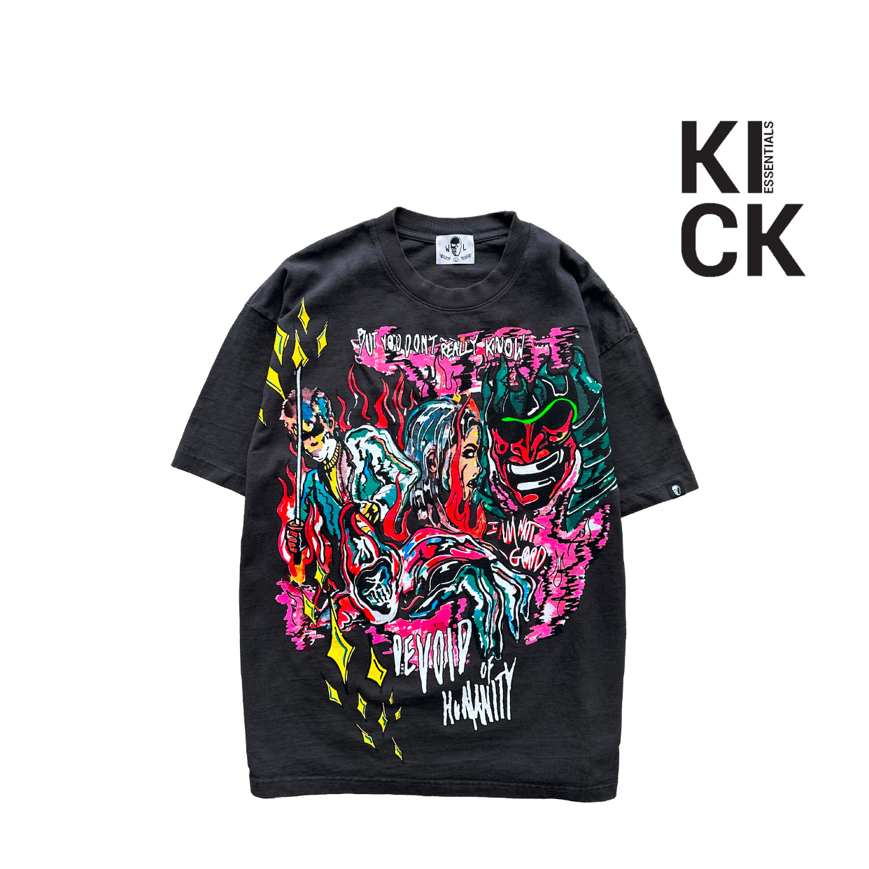 WARREN LOTAS TEE 'DEVOID OF HUMANITY BLACK'