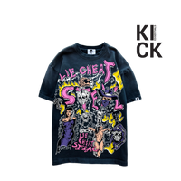 WARREN LOTAS TEE 'LIE CHEAT BLACK'