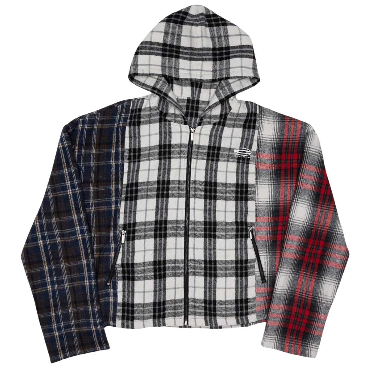 AZVA HOODIE '3X3 FLANNEL'