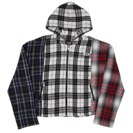 AZVA HOODIE '3X3 FLANNEL'